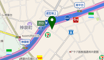 ウッディ南平台ビルの地図画像