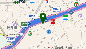 南平台大崎ビルの地図画像
