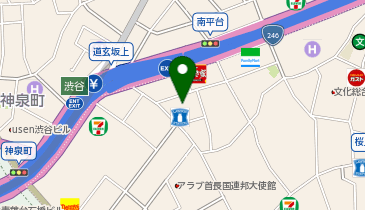 渋谷STビルの地図画像