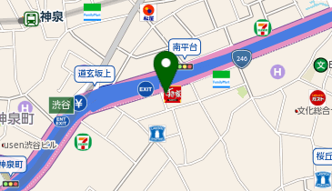 南平台宝来ビルの地図画像