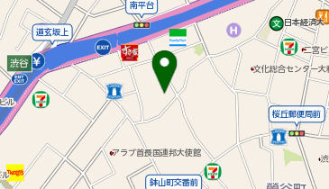 東急南平台町ビルの地図画像