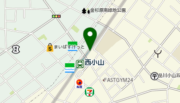 西小山第2駅ビルの地図画像