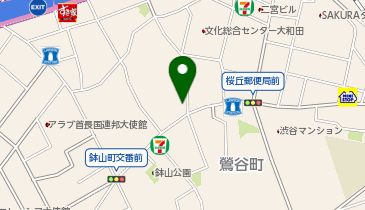 渋谷CHビルの地図画像