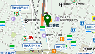 中銀新宿ビルの地図画像