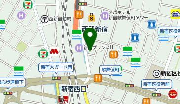 西武新宿駅前ビルの地図画像