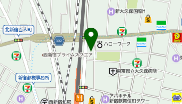 KM新宿ビルの地図画像