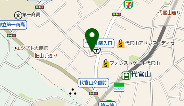 ScottSide代官山ビルの地図画像