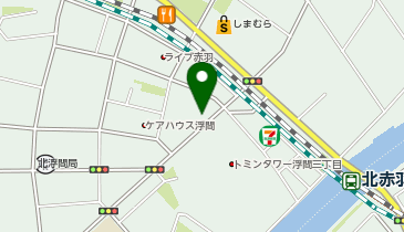秋元ビルの地図画像