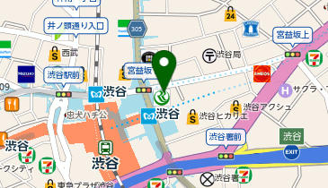 渋谷協和ビルの地図画像