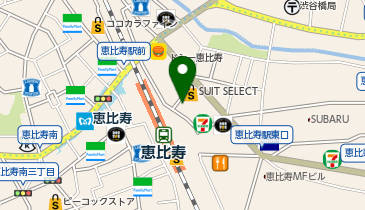 恵比寿マクドナルドビルの地図画像