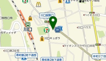 川口イーストビルの地図画像