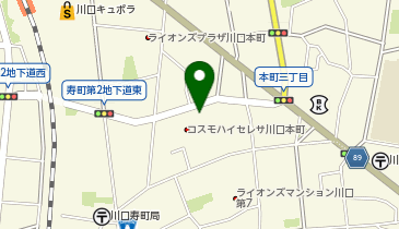 川口土木建築工業(株)本社ビルの地図画像