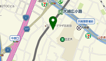 五反田フービルの地図画像