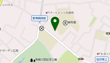 元麻布クレストビルディングの地図画像