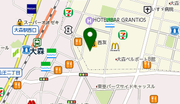 日幸大森ビルの地図画像