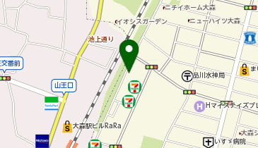 大森MHビルの地図画像