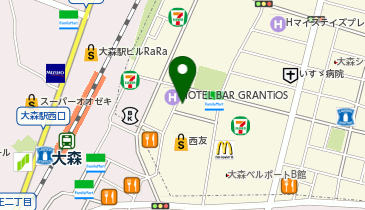 アスティル大森ビルの地図画像