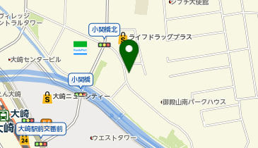 栗田ビルの地図画像