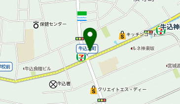 御園生ビルの地図画像