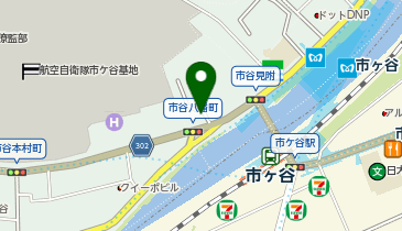 市ケ谷八幡町ビルの地図画像