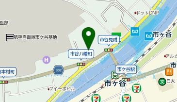 市ケ谷中央ビルの地図画像