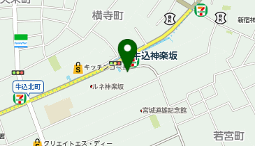 OH神楽坂ビルの地図画像