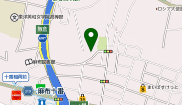 麻布パークサイドビルの地図画像