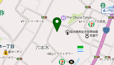 虎ノ門タワーズオフィスの地図画像