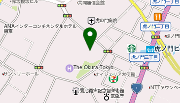 虎ノ門ツインビルディングの地図画像