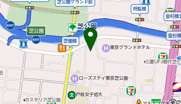 長谷工芝二ビルの地図画像