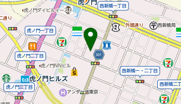 KDX虎ノ門一丁目ビルの地図画像