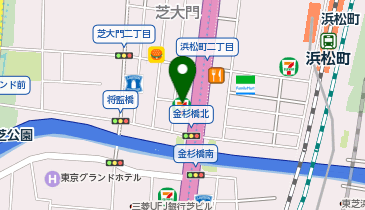 RBM芝パークビルの地図画像