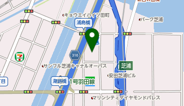 ピアシティ芝浦ビルの地図画像