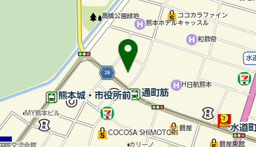 明治安田生命熊本ビルの地図画像