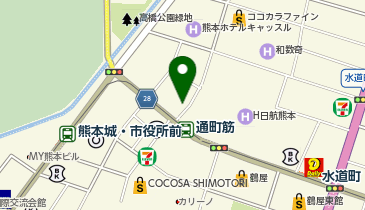 求人案内通町ビルの地図画像