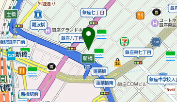 銀座8丁目10番ビルの地図画像