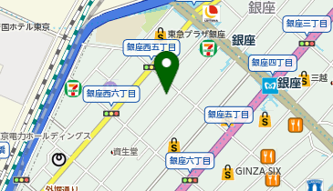 銀座風月堂ビルの地図画像