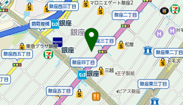 銀座四丁目ビルの地図画像
