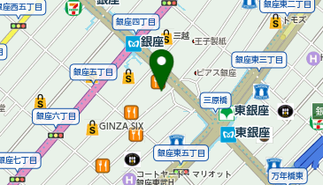 銀座三原橋ビルの地図画像
