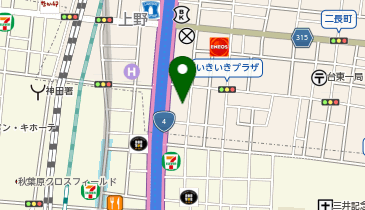 台東110ビルの地図画像