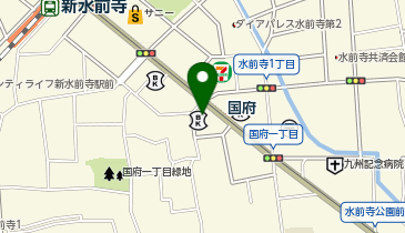 肥後水前寺ビルの地図画像