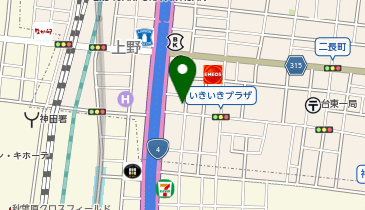 和栗ビルの地図画像