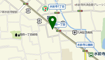 優渾水前寺・産経ビルの地図画像