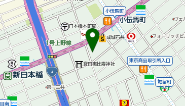 日本橋大伝馬町ビルの地図画像