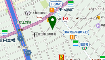 HF日本橋大伝馬町ビルの地図画像