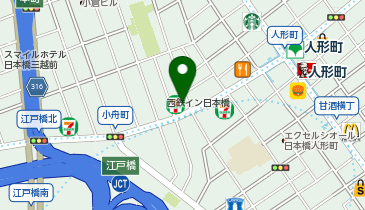 日本橋人形町石井ビルの地図画像