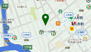 天翔日本橋人形町ビルの地図画像