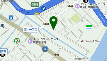 ハニー箱崎ビルの地図画像