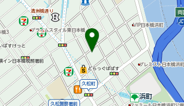 腰高ビルの地図画像