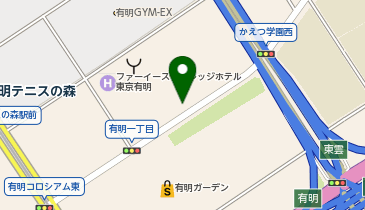 有明オフィスビルの地図画像